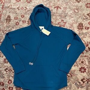 MICHAEL Michael Kors Teal Long Sleeve Hoodie